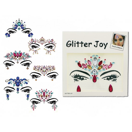 Τατουάζ Προσώπου με Χάντρες διάφορα σχέδια